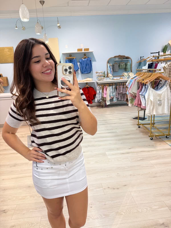 comfort stripped tee