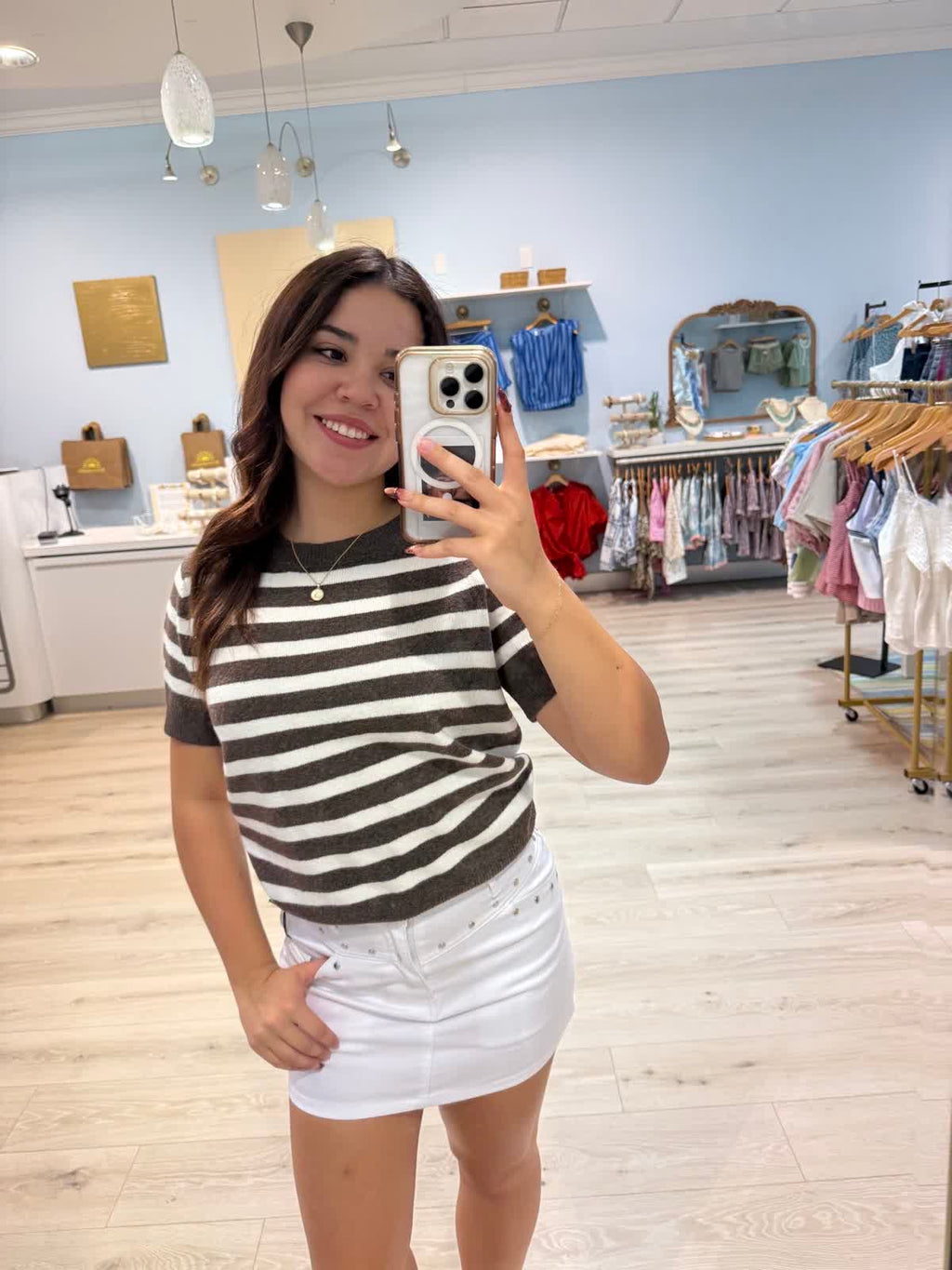comfort stripped tee
