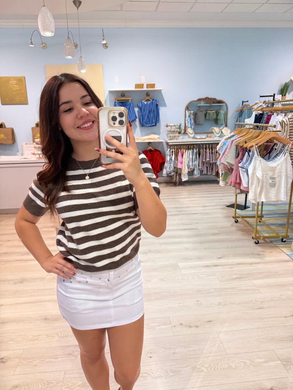 comfort stripped tee