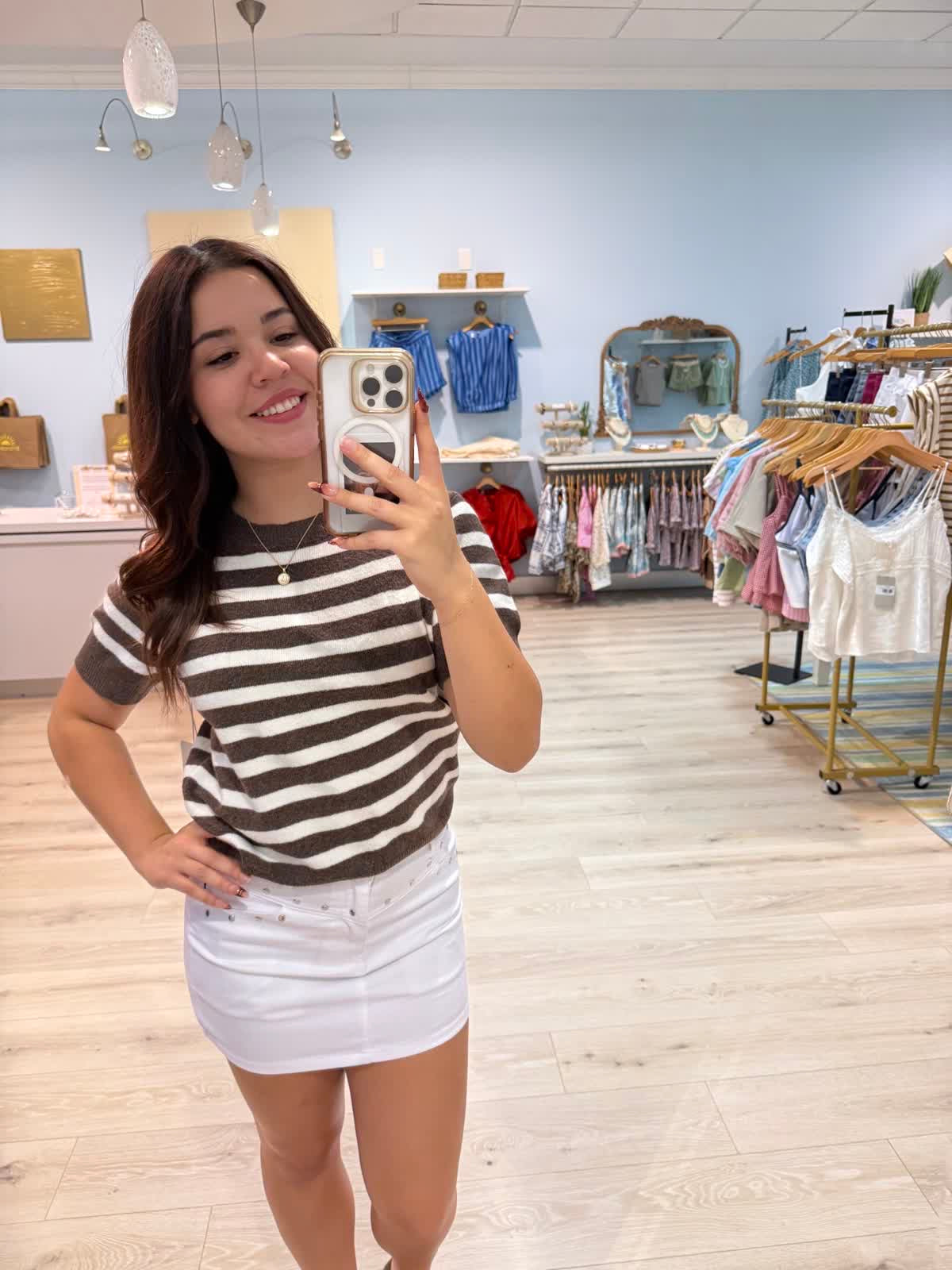 comfort stripped tee