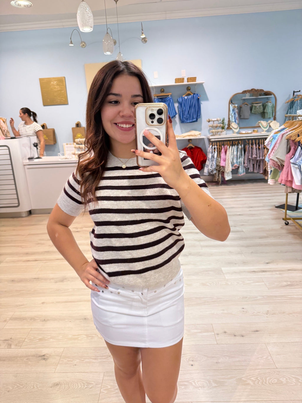 comfort stripped tee