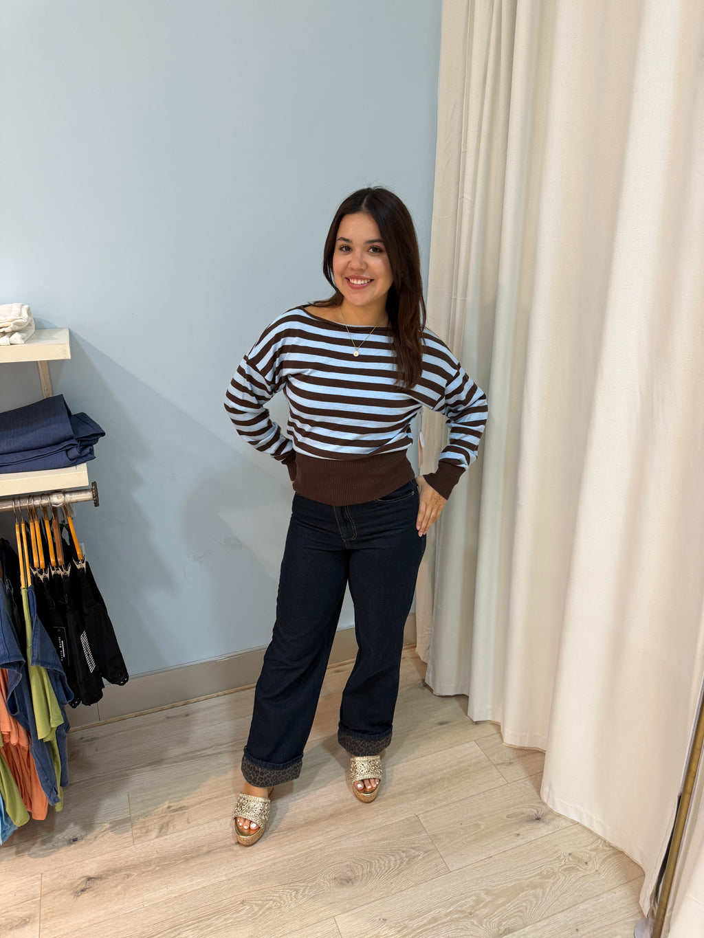 boat neck sweater