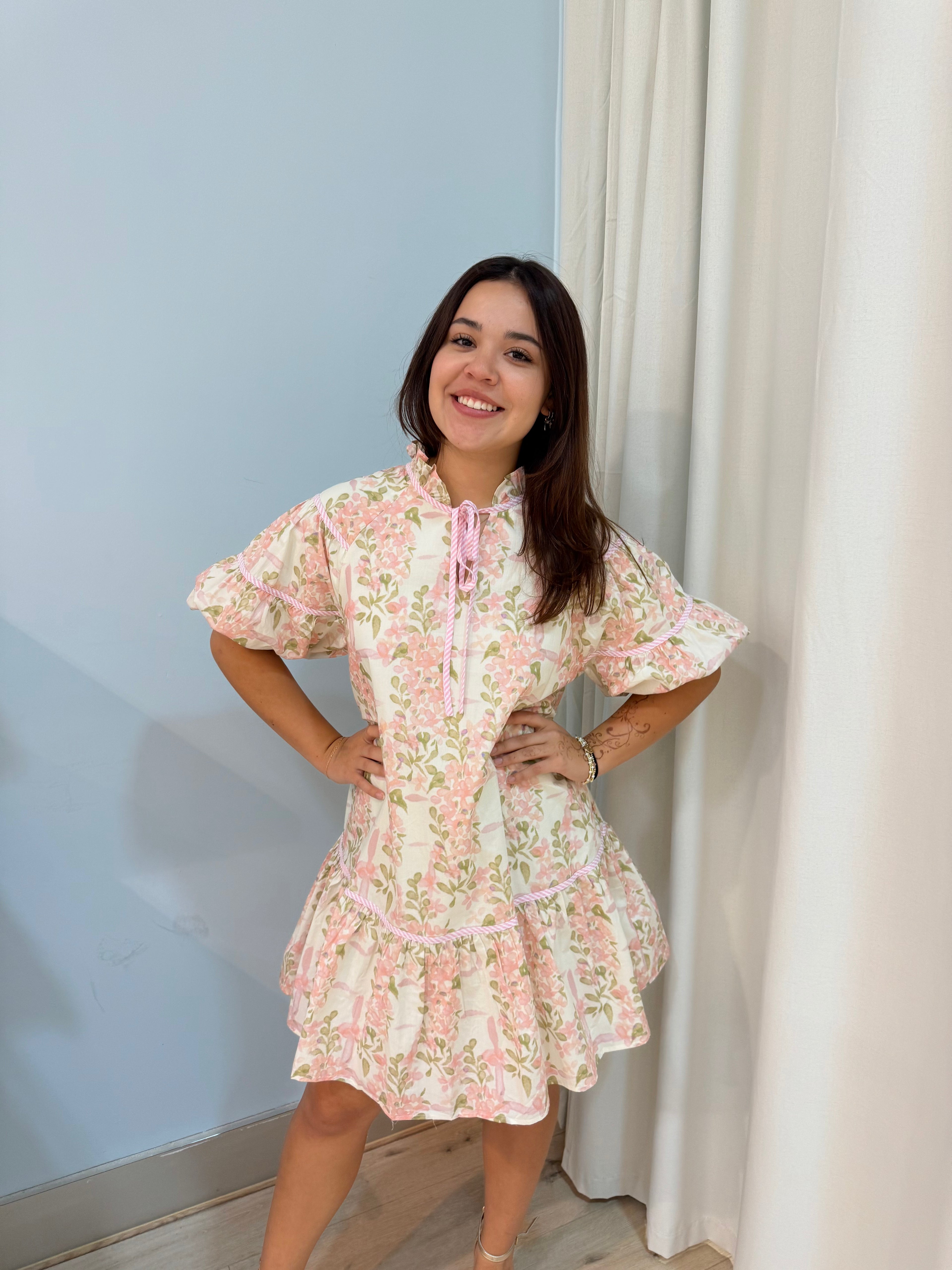 100% cotton prep dress