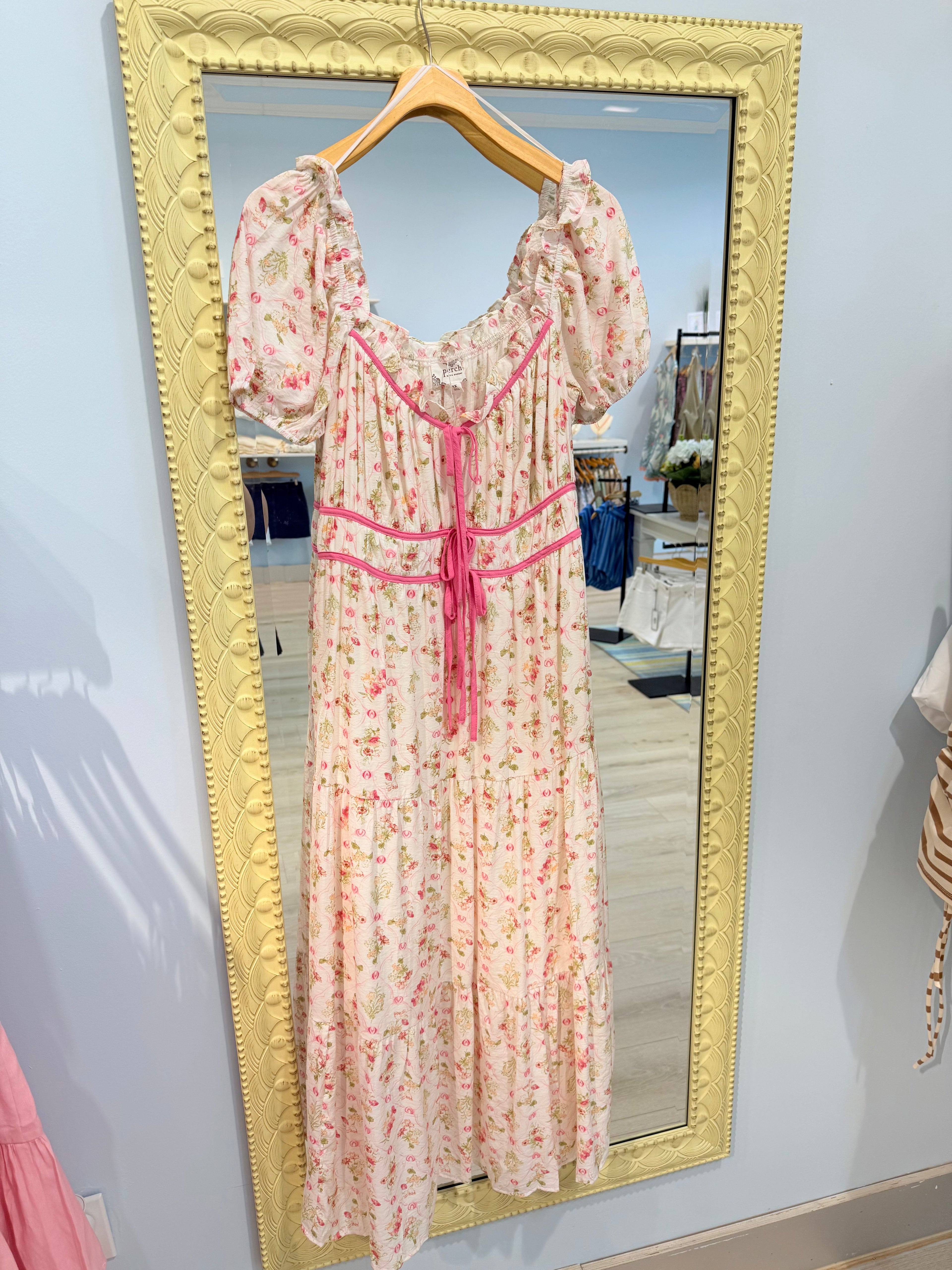 plus size floral maxi dress
