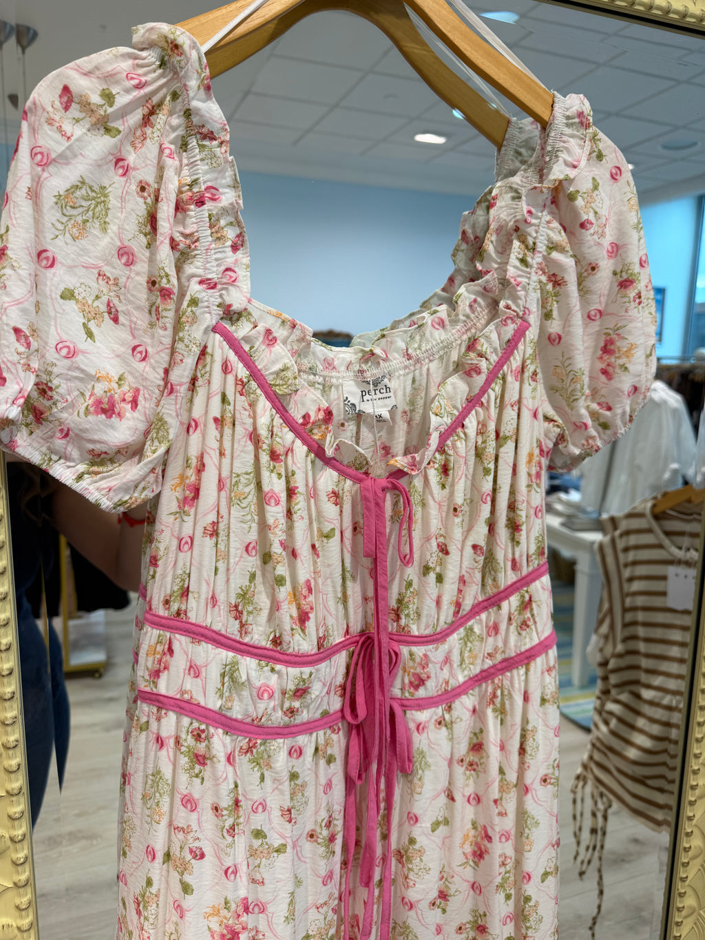 plus size floral maxi dress