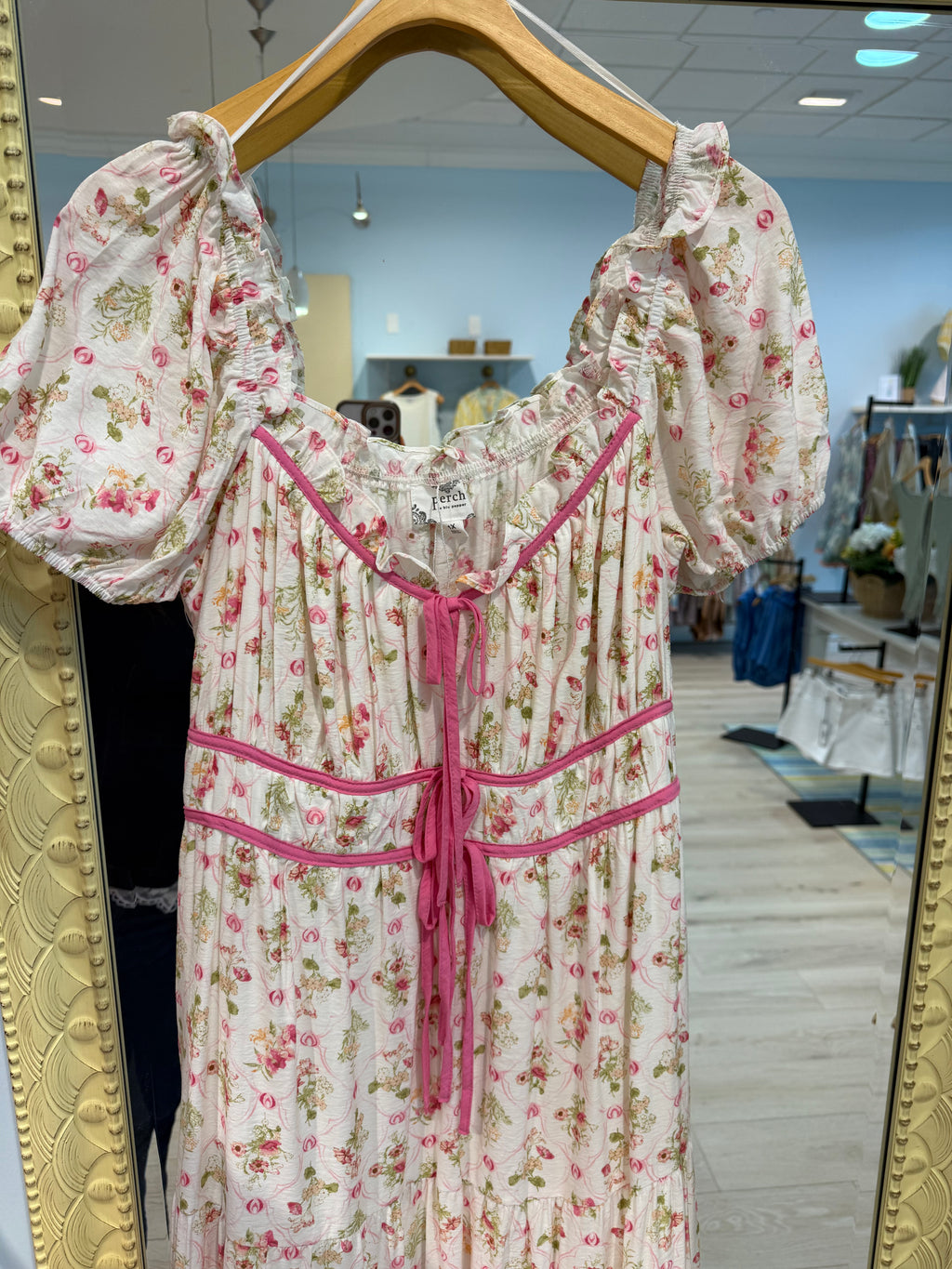 plus size floral maxi dress