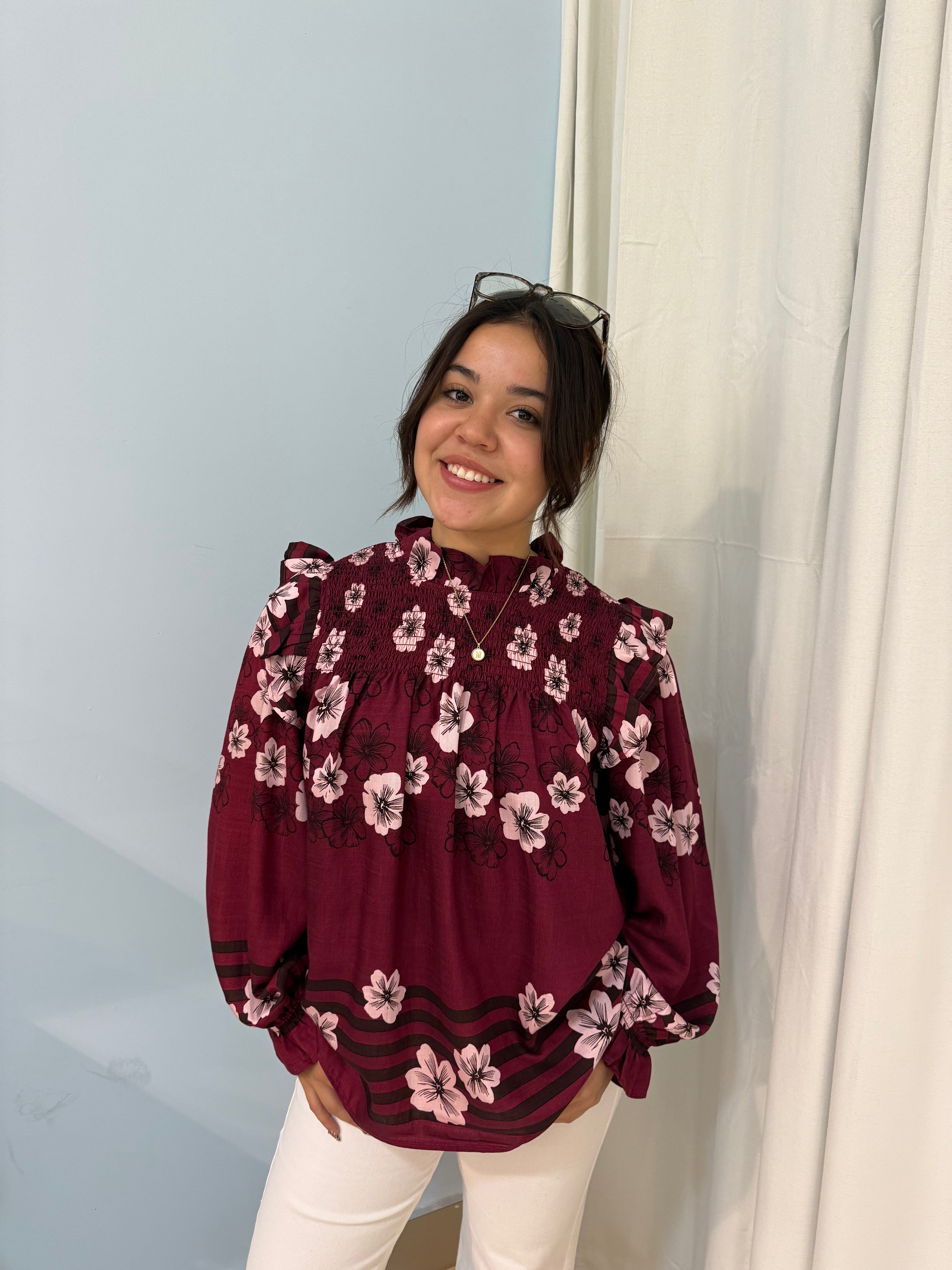 plum long sleeve