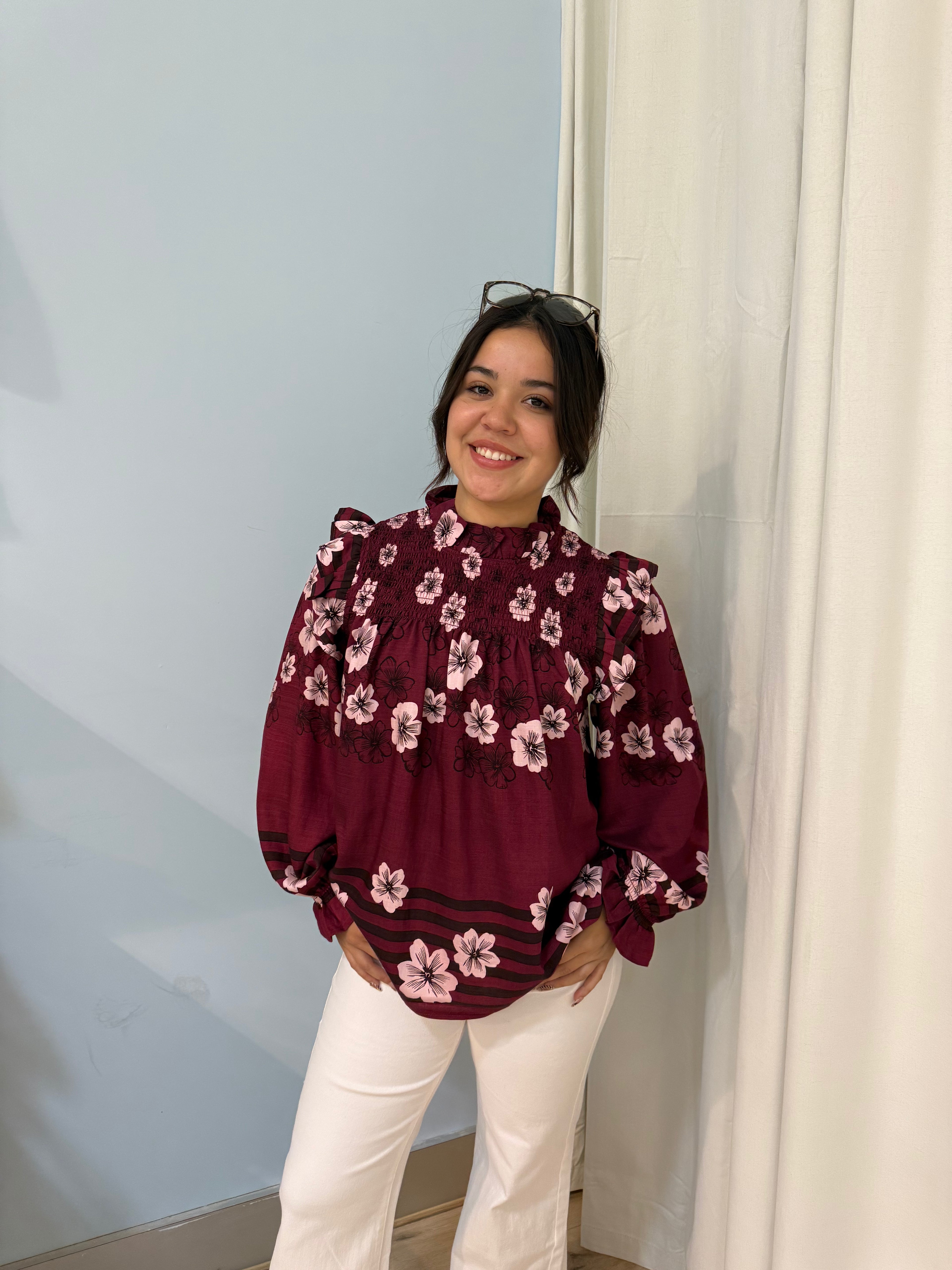 plum long sleeve