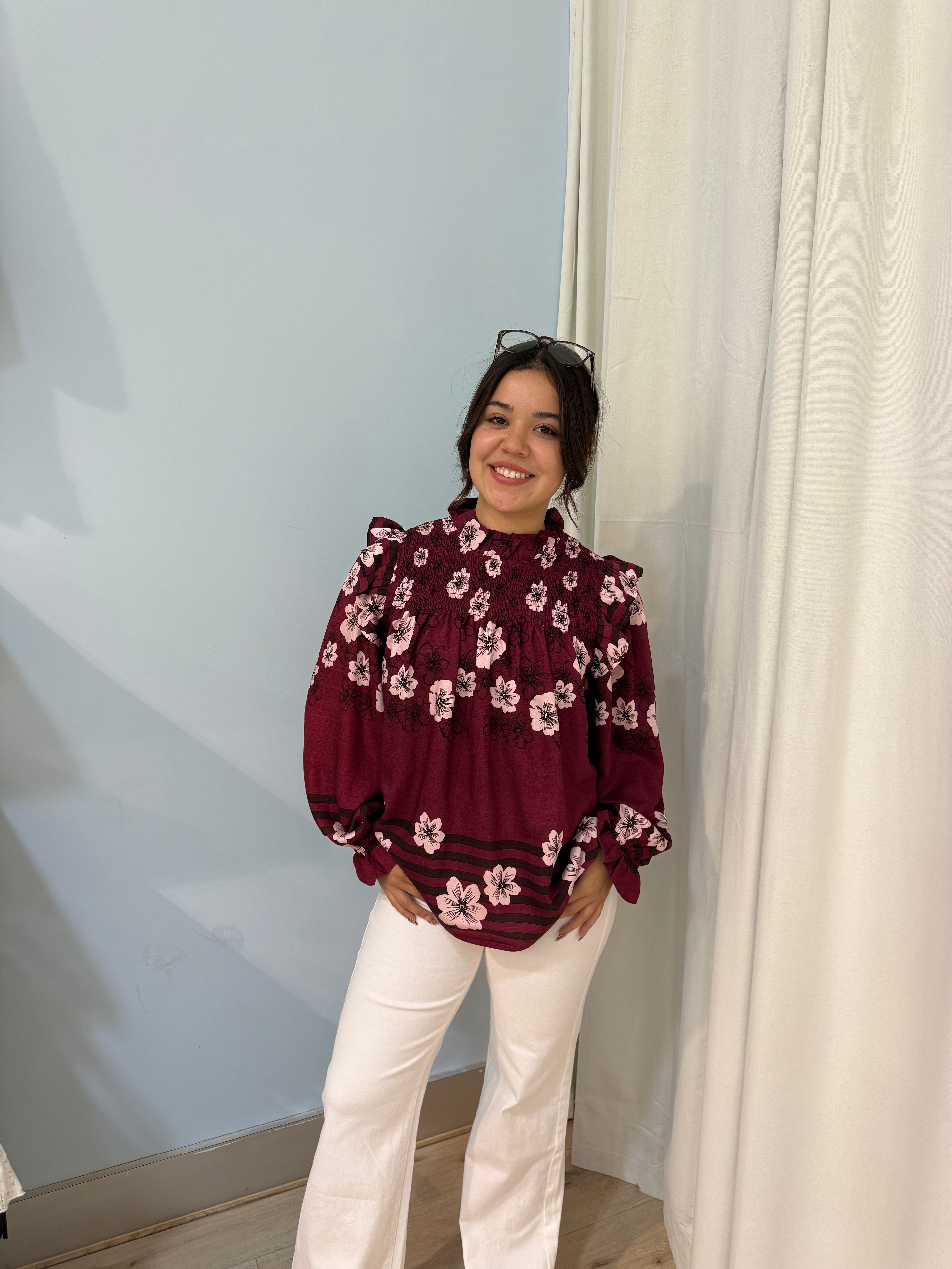 plum long sleeve