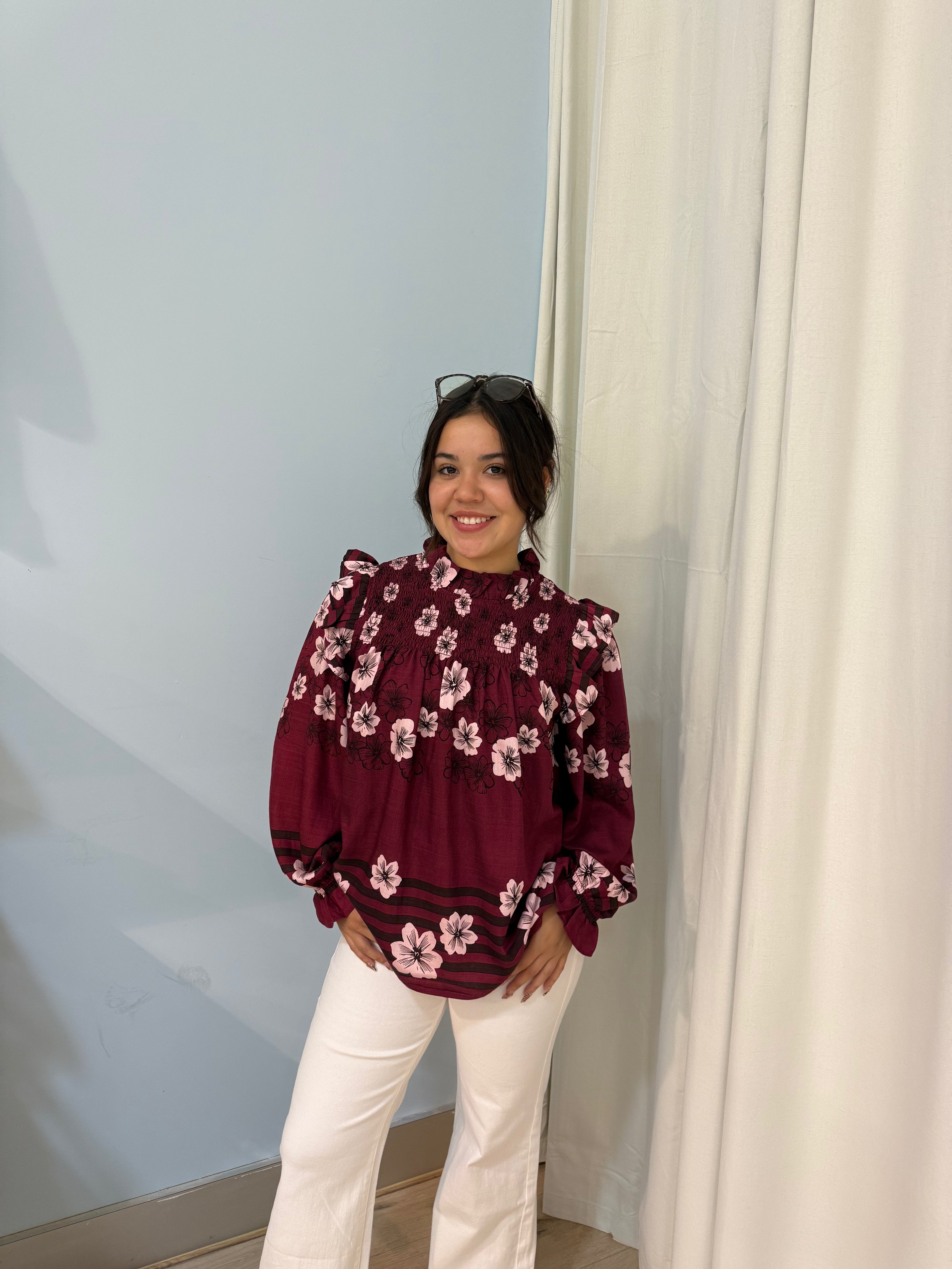 plum long sleeve